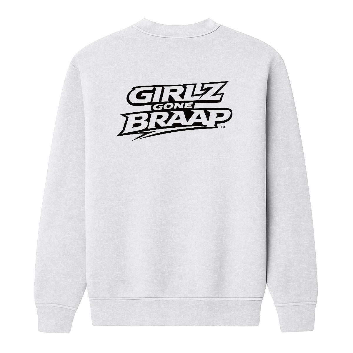 2-wheel drive crewneck - black Logo