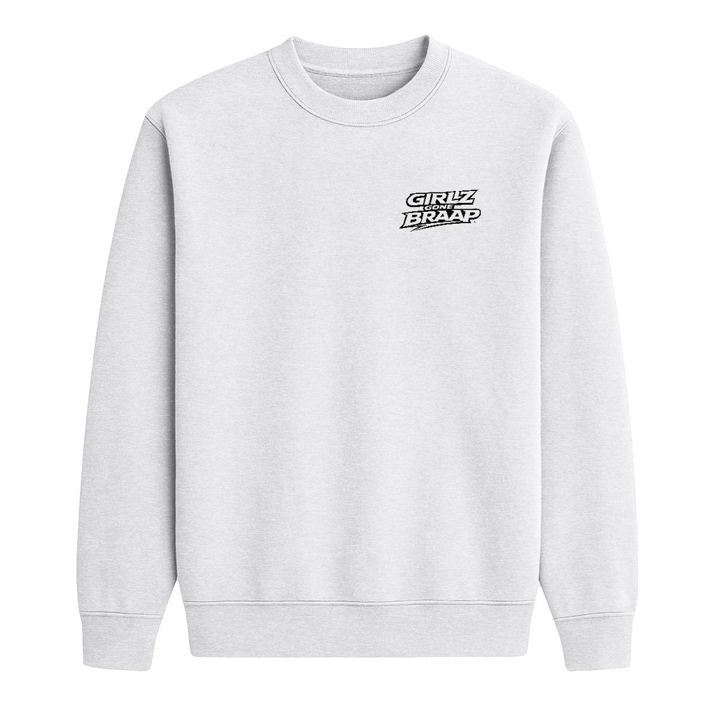 2-wheel drive crewneck - black Logo