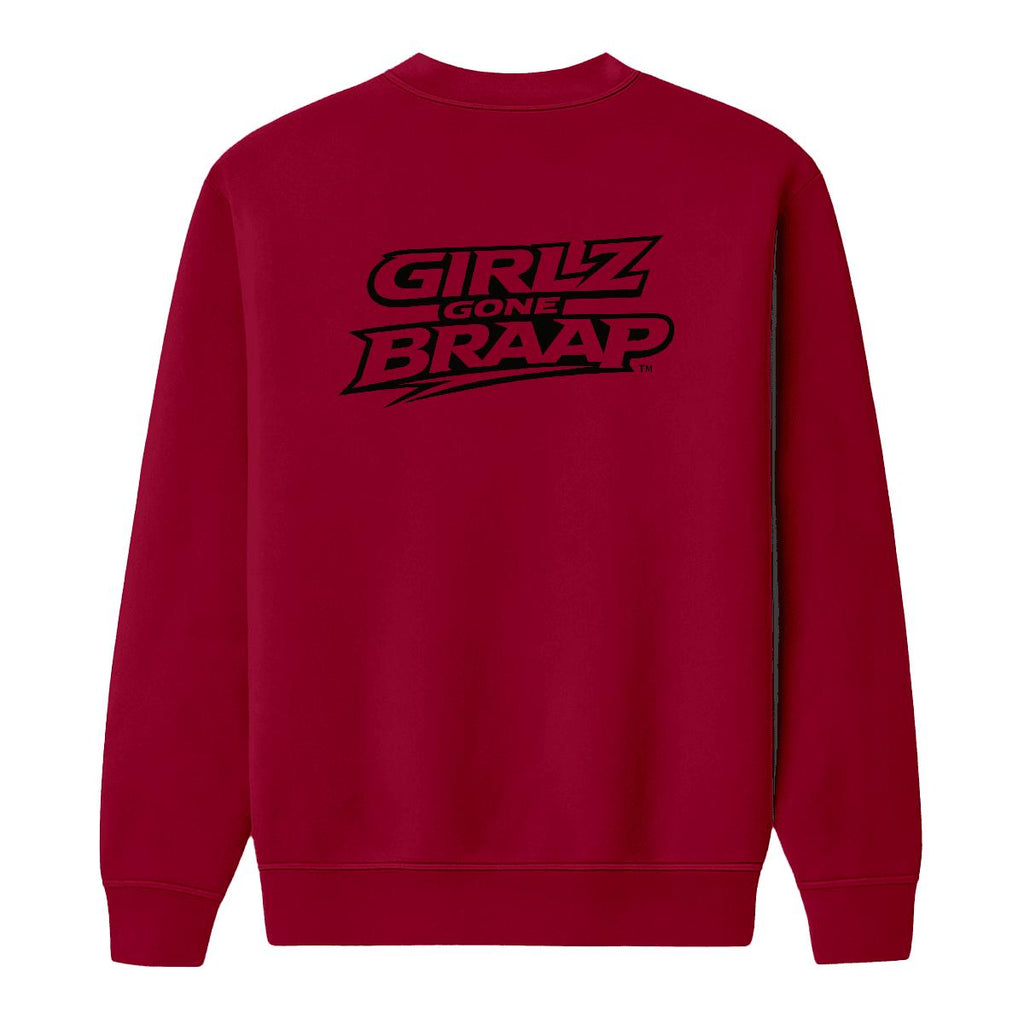 2-wheel drive crewneck - black Logo
