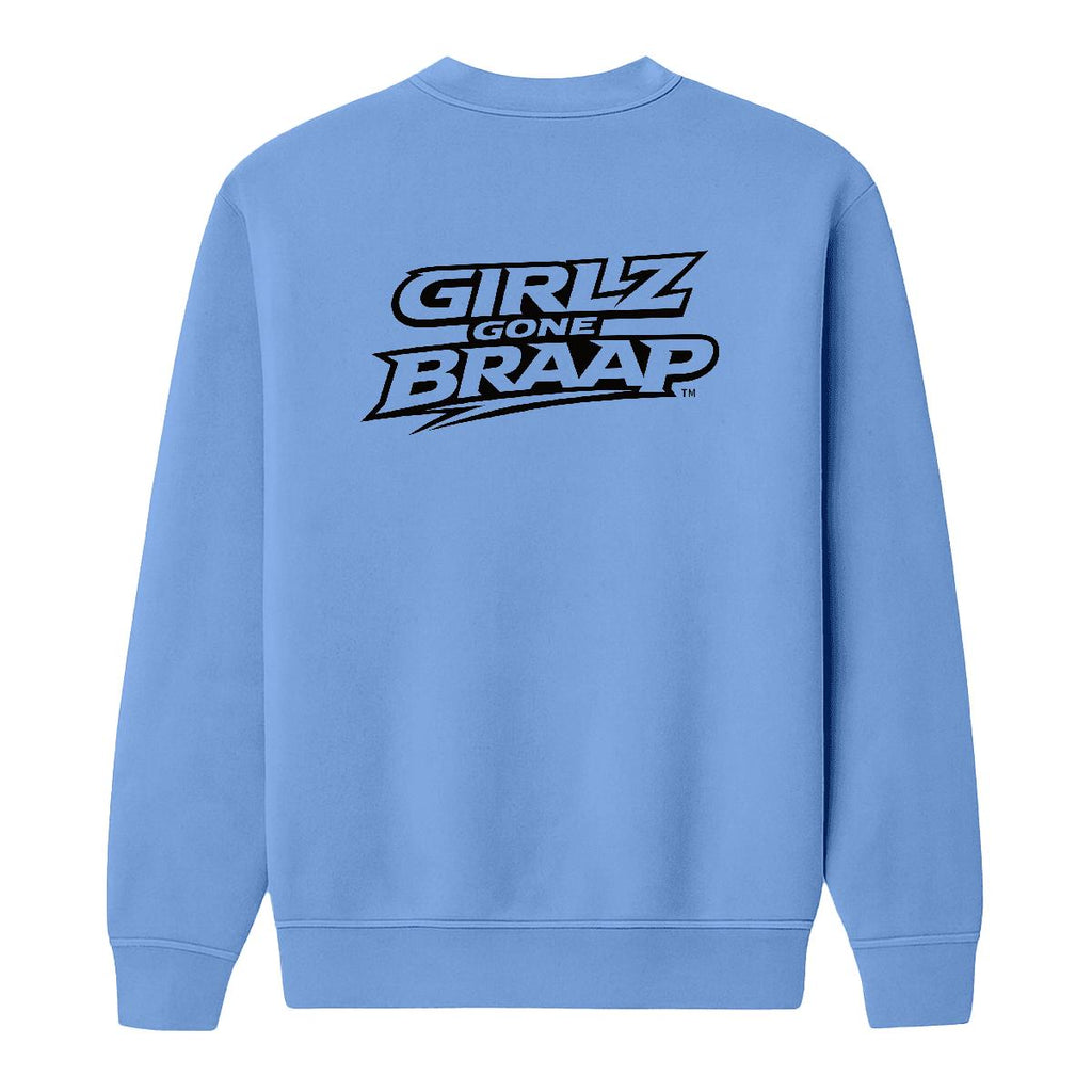 2-wheel drive crewneck - black Logo
