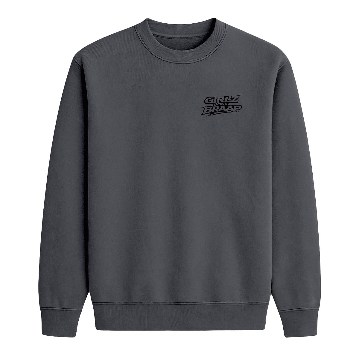 2-wheel drive crewneck - black Logo