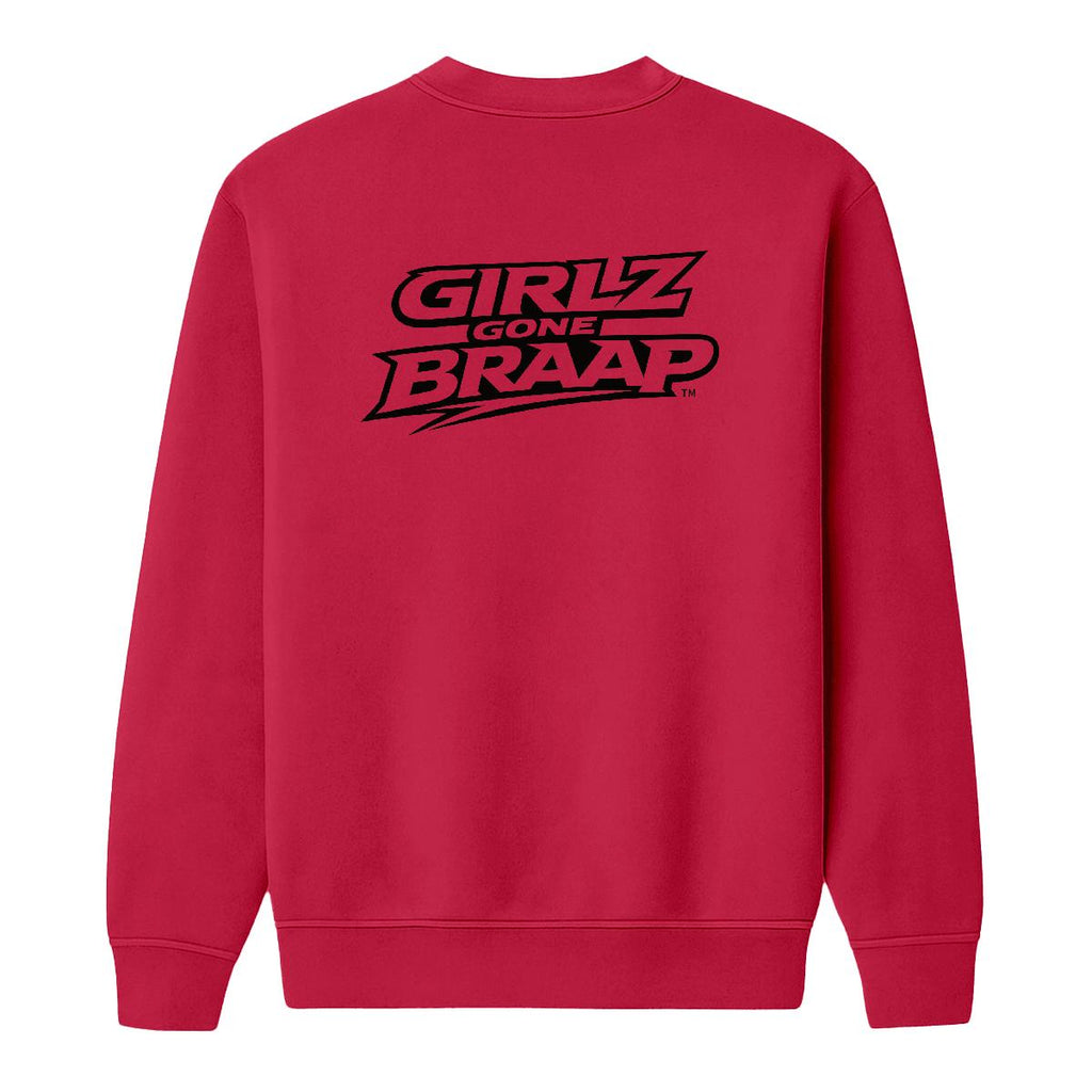 2-wheel drive crewneck - black Logo