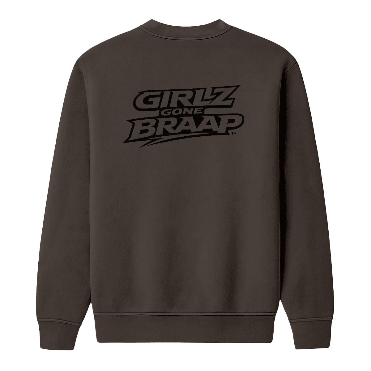 2-wheel drive crewneck - black Logo