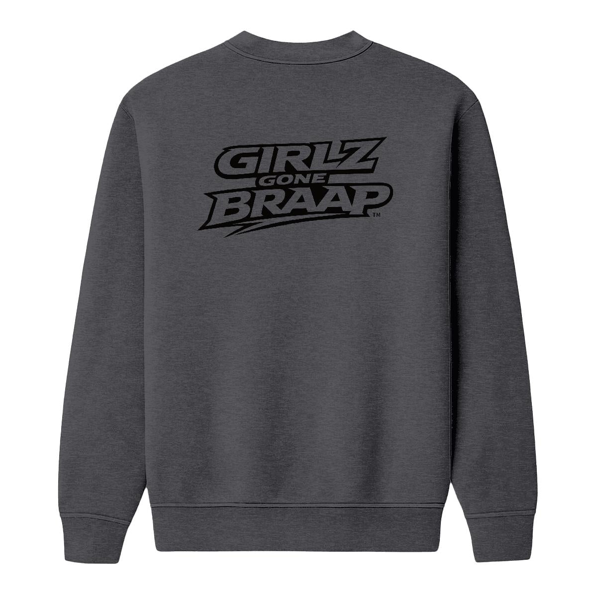2-wheel drive crewneck - black Logo