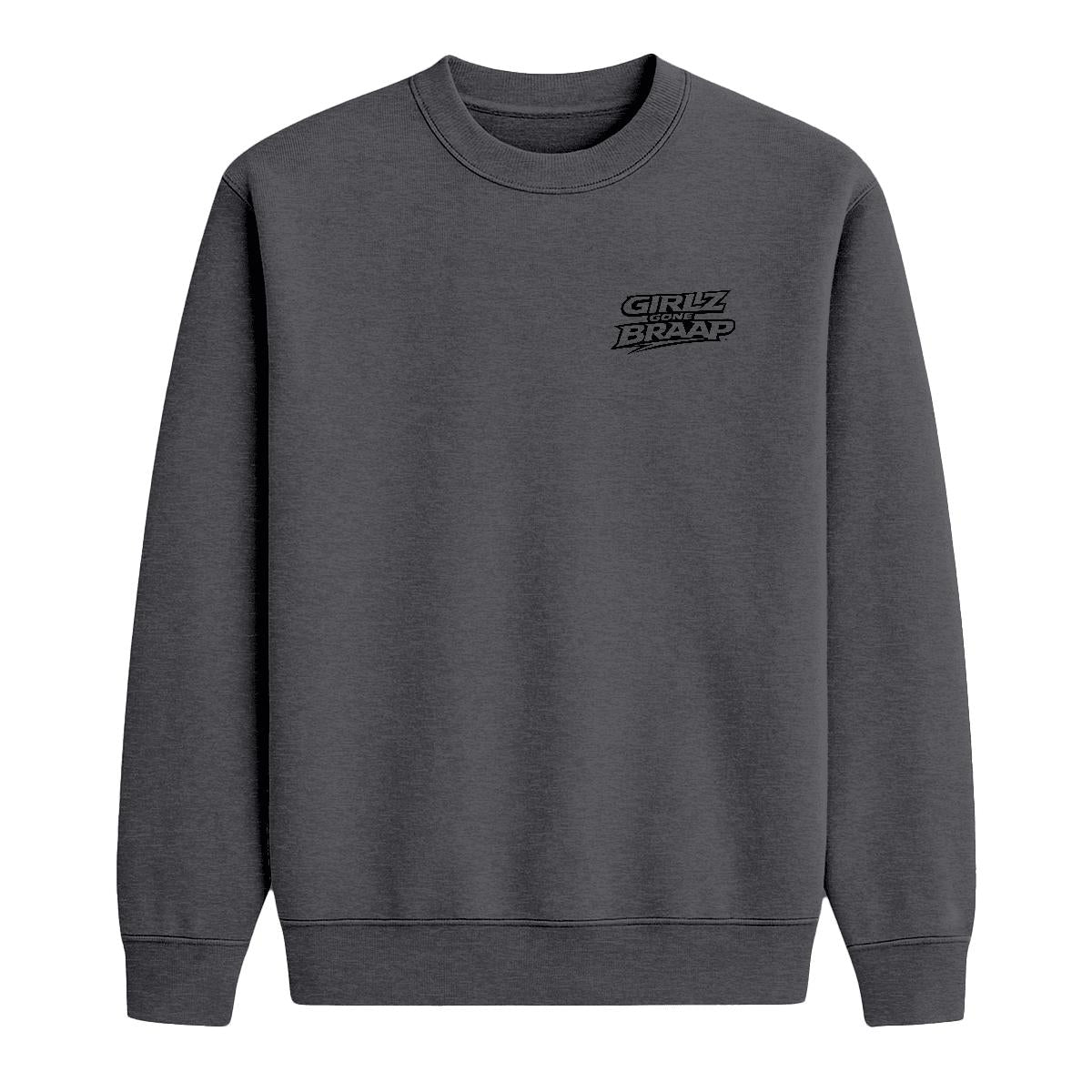 2-wheel drive crewneck - black Logo