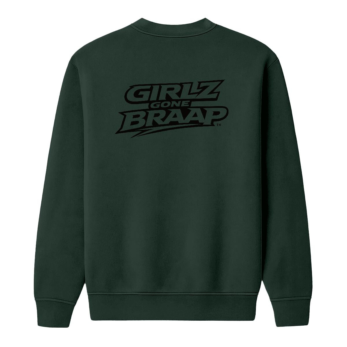 2-wheel drive crewneck - black Logo