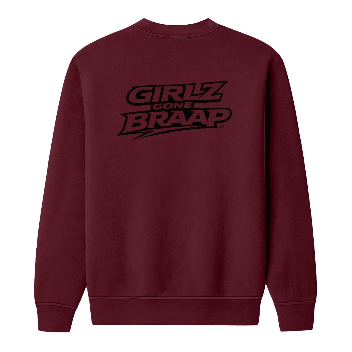 2-wheel drive crewneck - black Logo