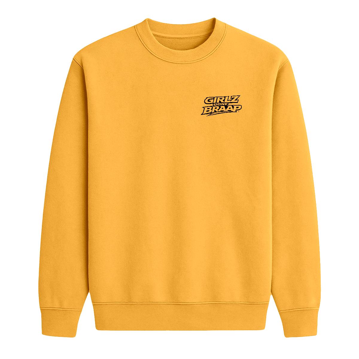 2-wheel drive crewneck - black Logo