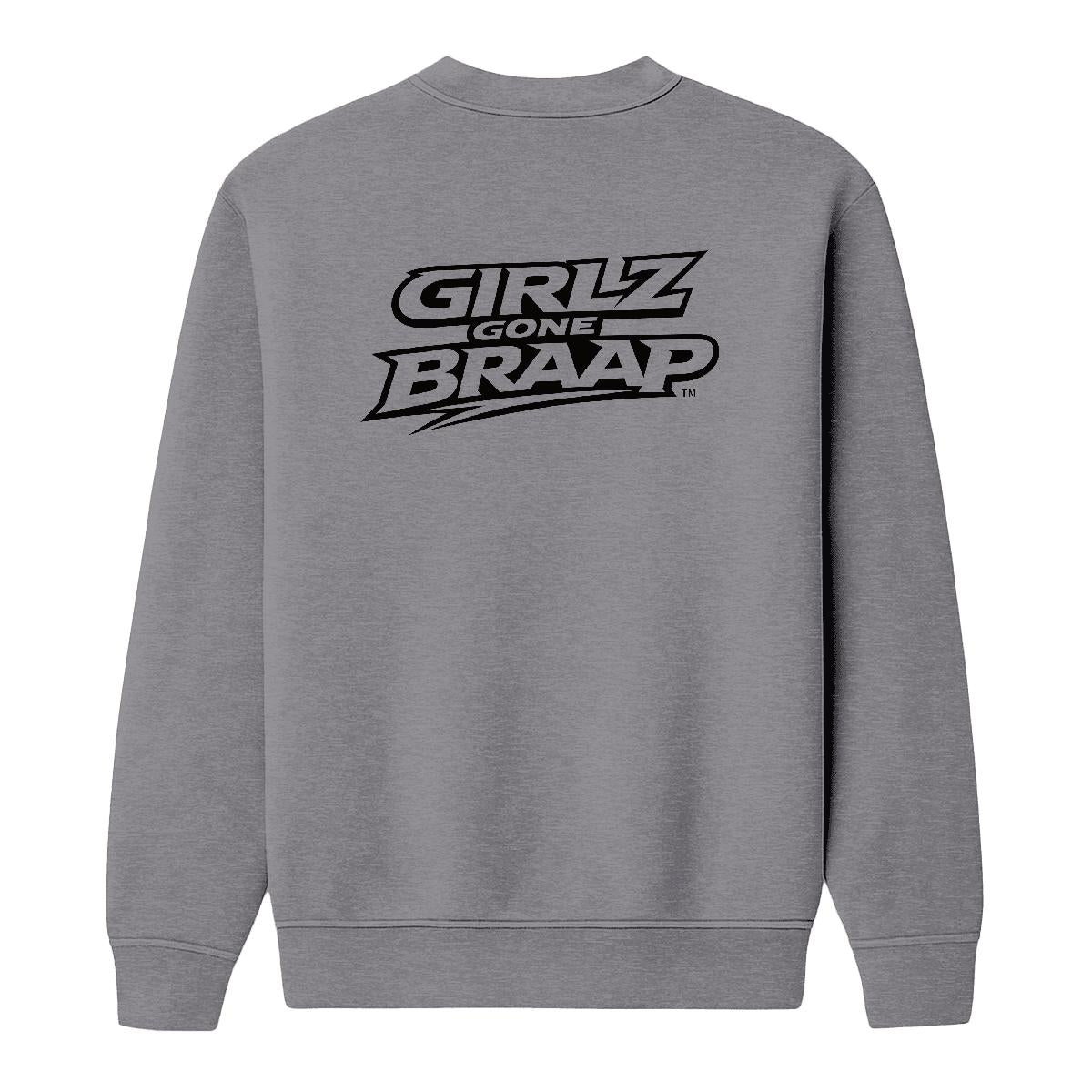 2-wheel drive crewneck - black Logo