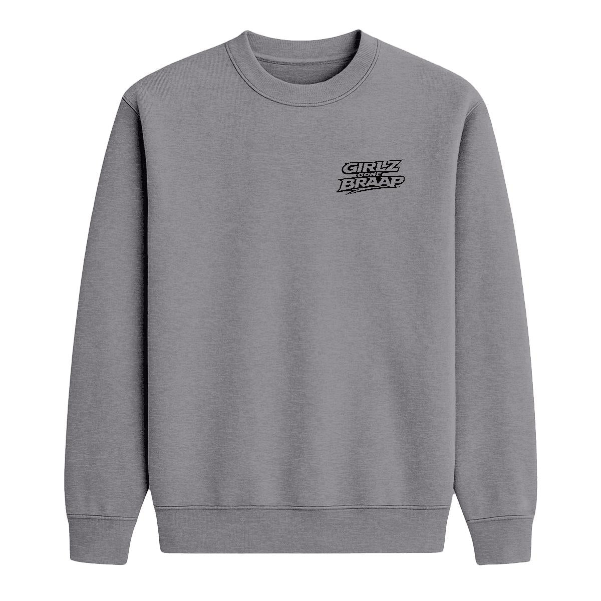 2-wheel drive crewneck - black Logo