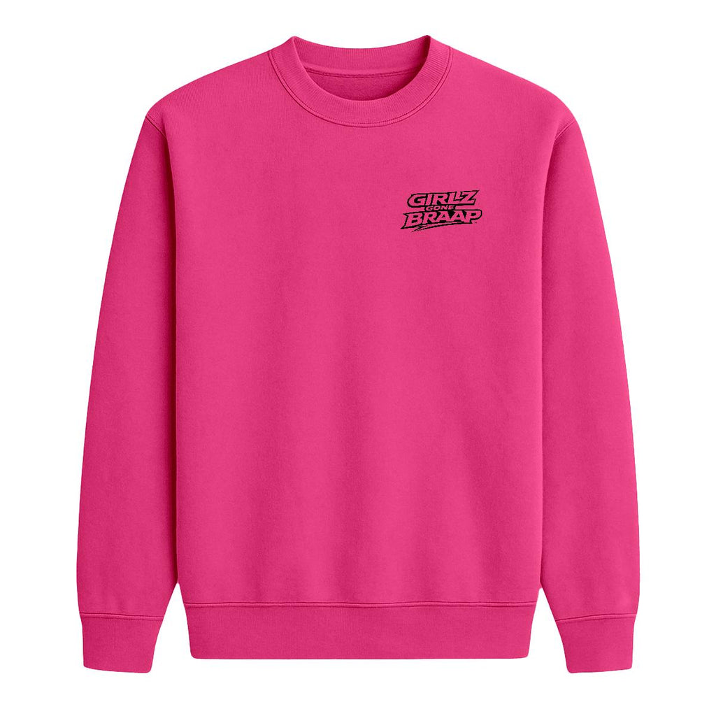 2-wheel drive crewneck - black Logo