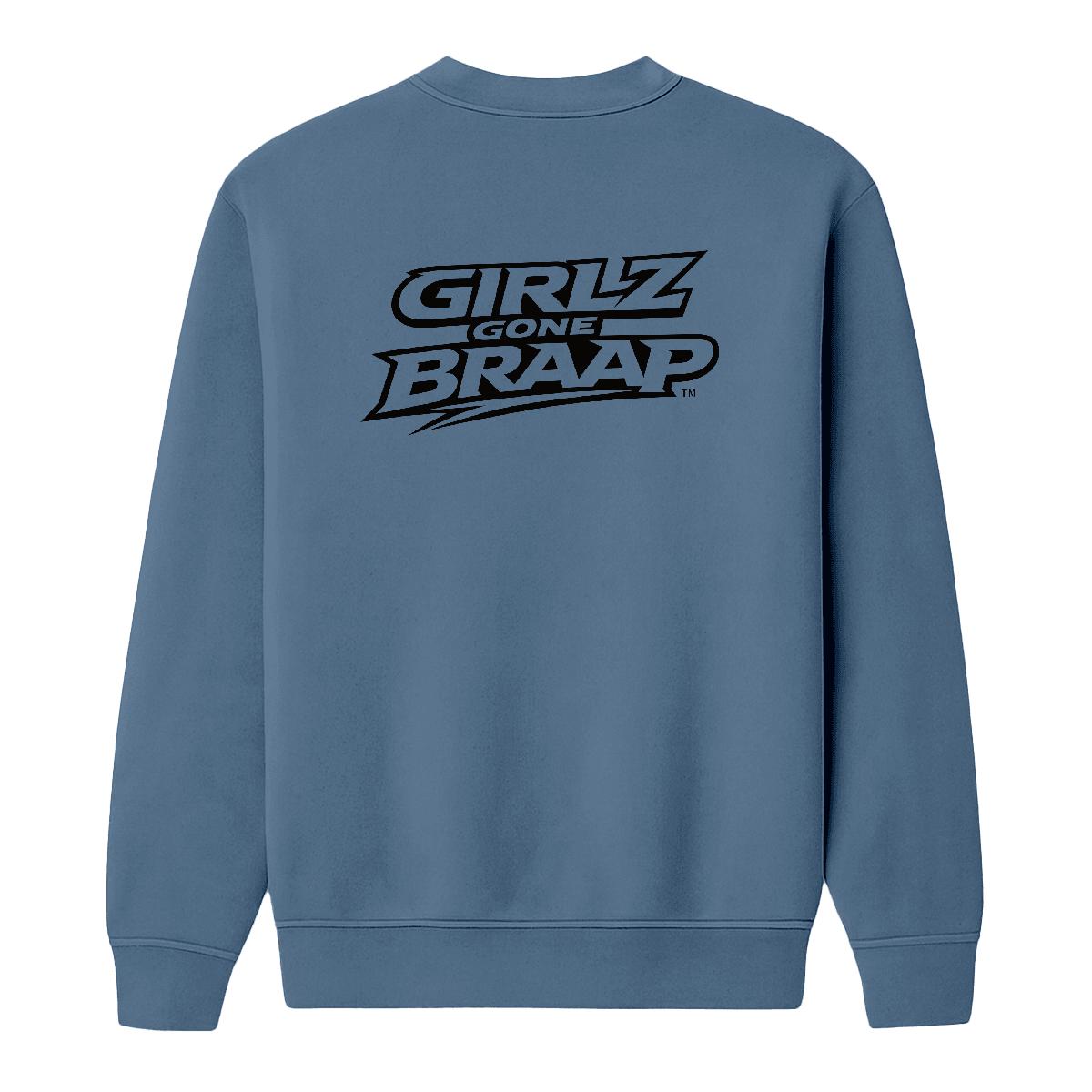 2-wheel drive crewneck - black Logo