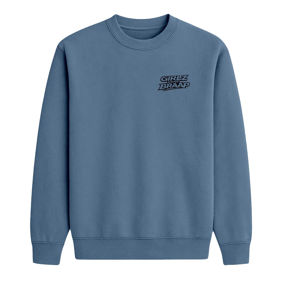 2-wheel drive crewneck - black Logo