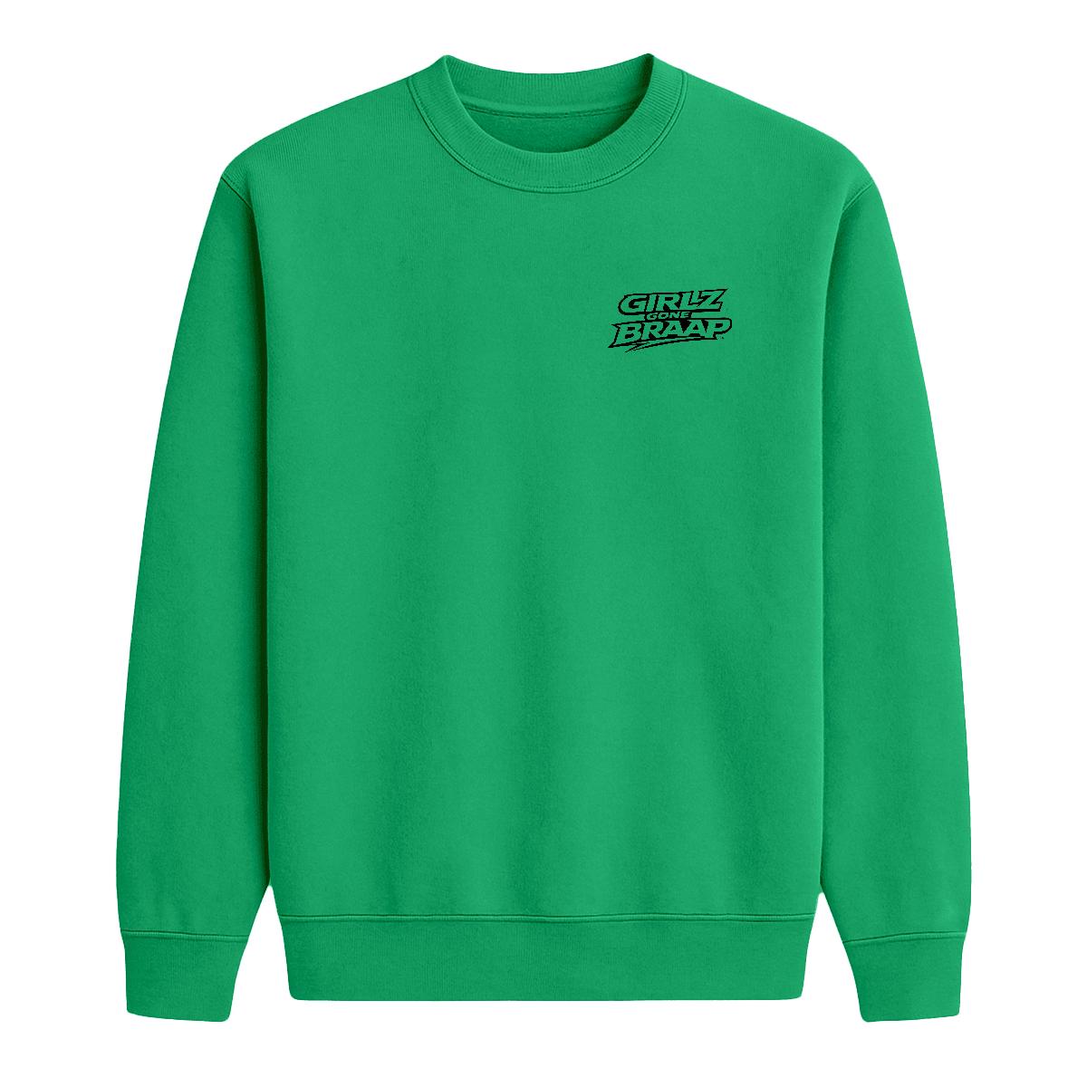 2-wheel drive crewneck - black Logo