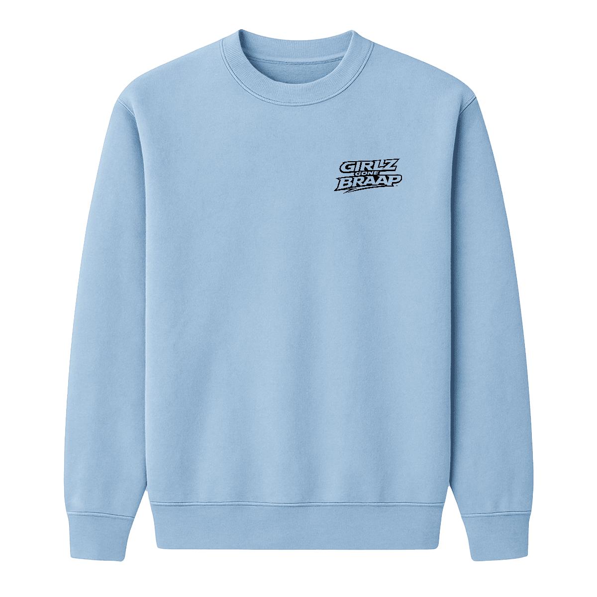 2-wheel drive crewneck - black Logo