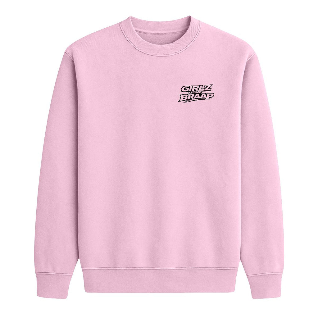 2-wheel drive crewneck - black Logo