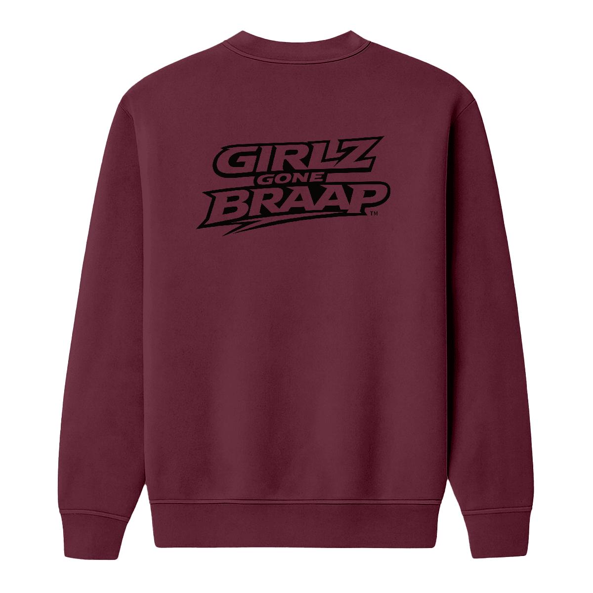 2-wheel drive crewneck - black Logo