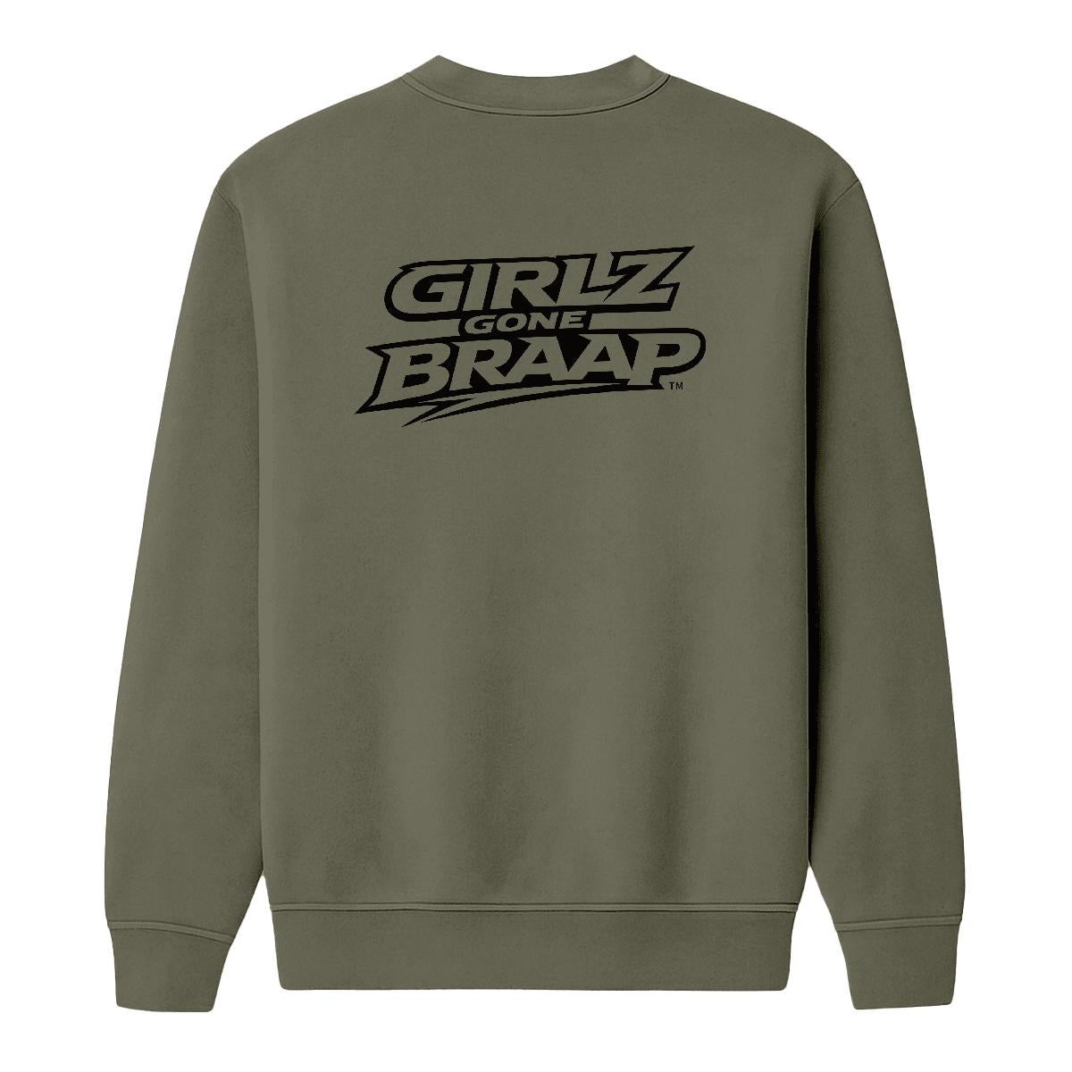 2-wheel drive crewneck - black Logo