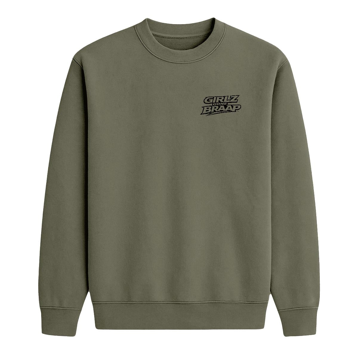 2-wheel drive crewneck - black Logo