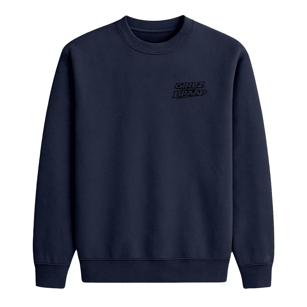 2-wheel drive crewneck - black Logo