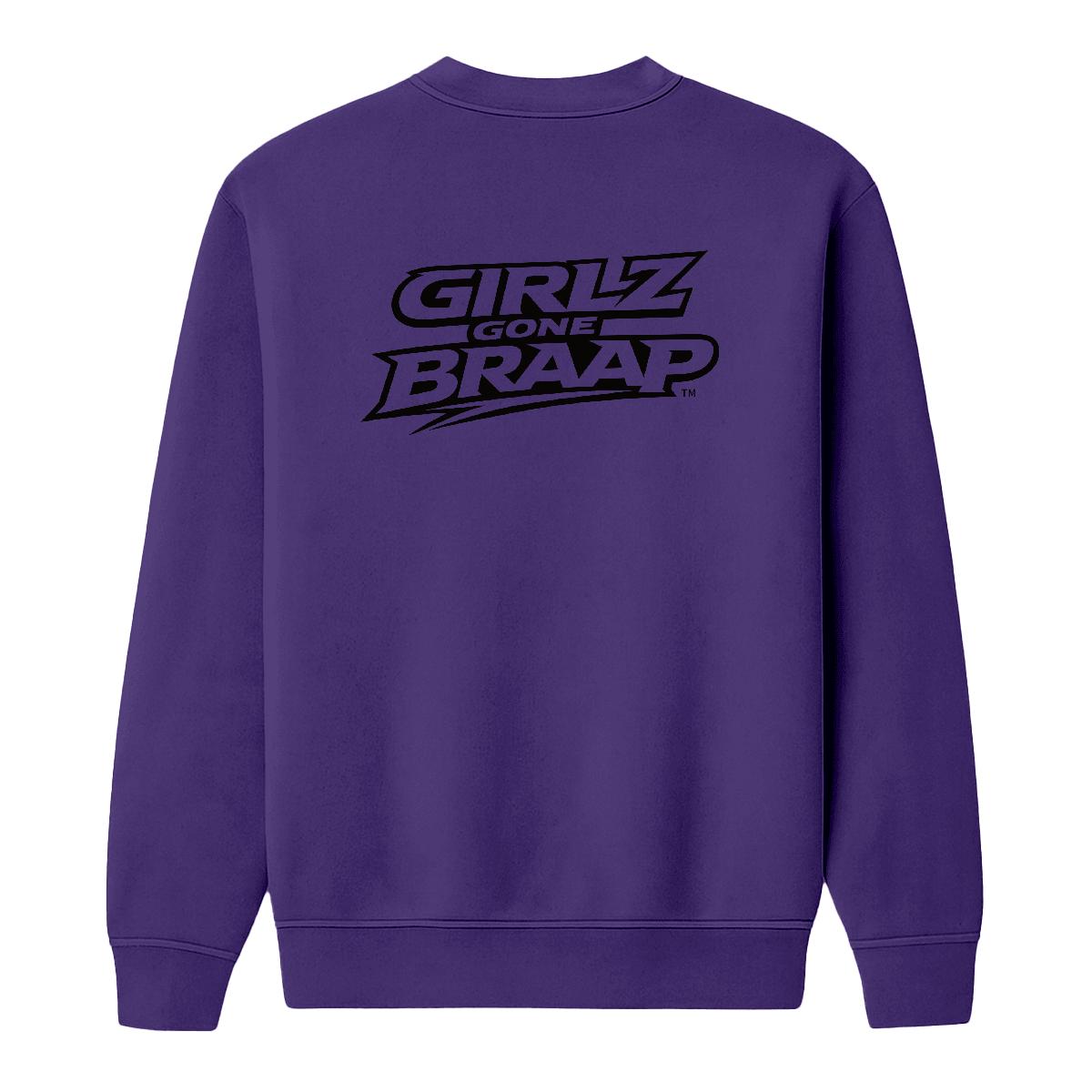 2-wheel drive crewneck - black Logo