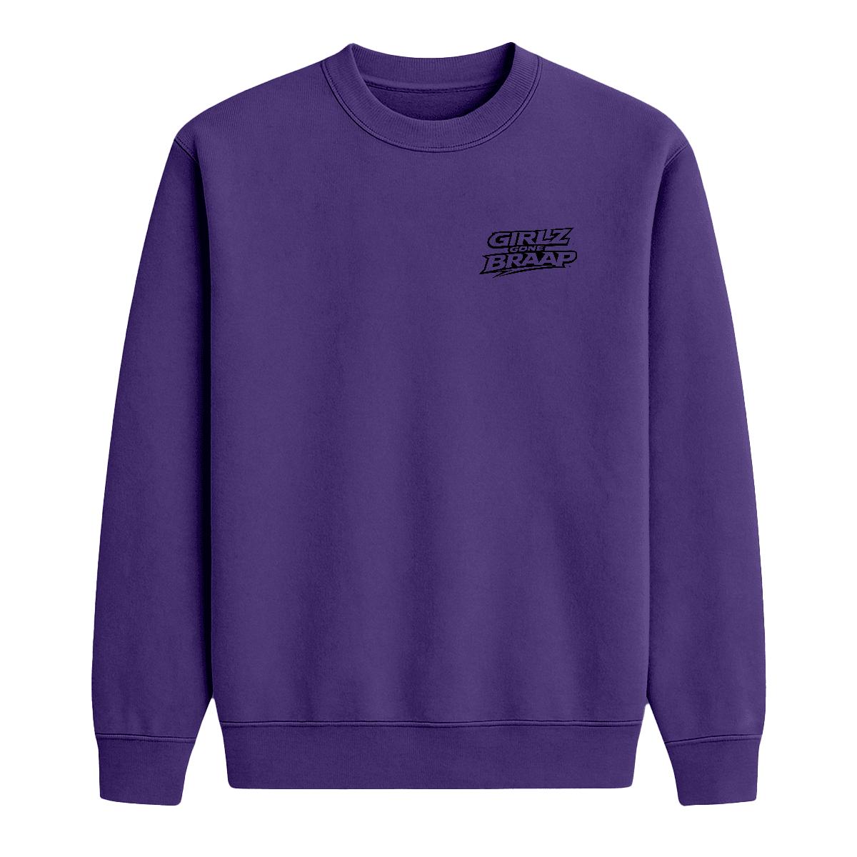 2-wheel drive crewneck - black Logo