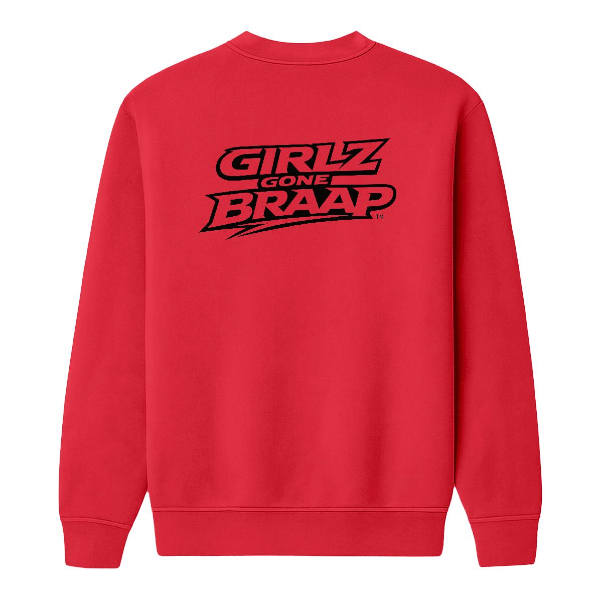 2-wheel drive crewneck - black Logo