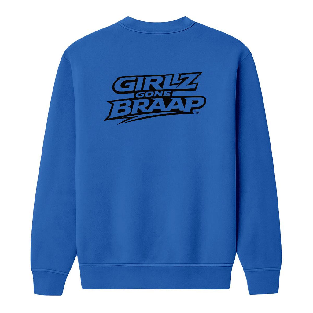2-wheel drive crewneck - black Logo