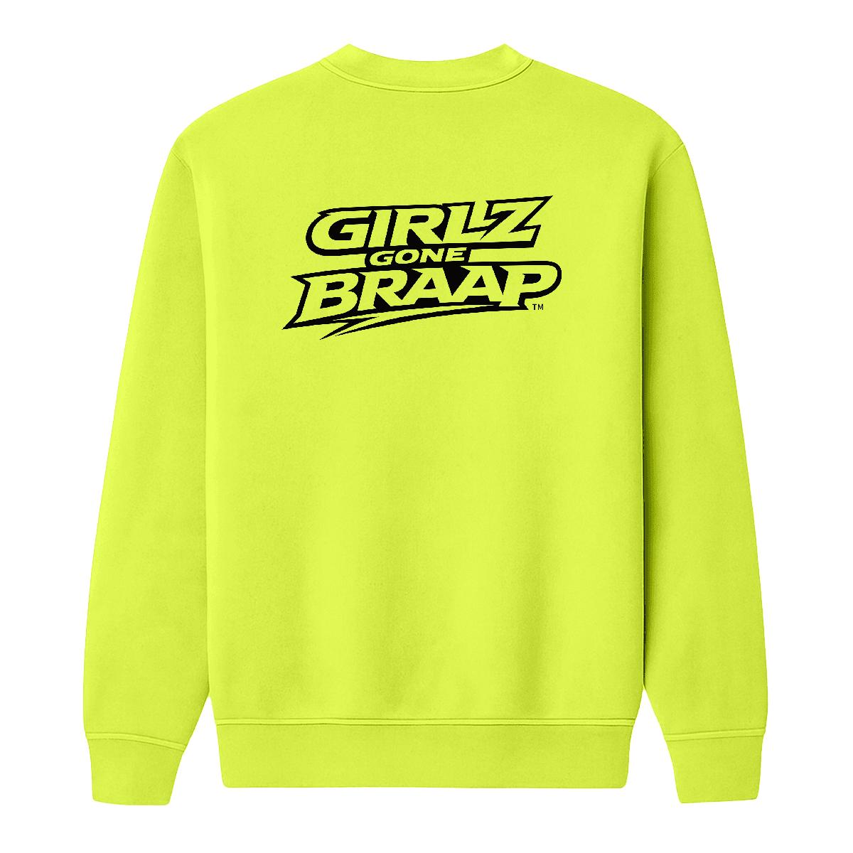 2-wheel drive crewneck - black Logo