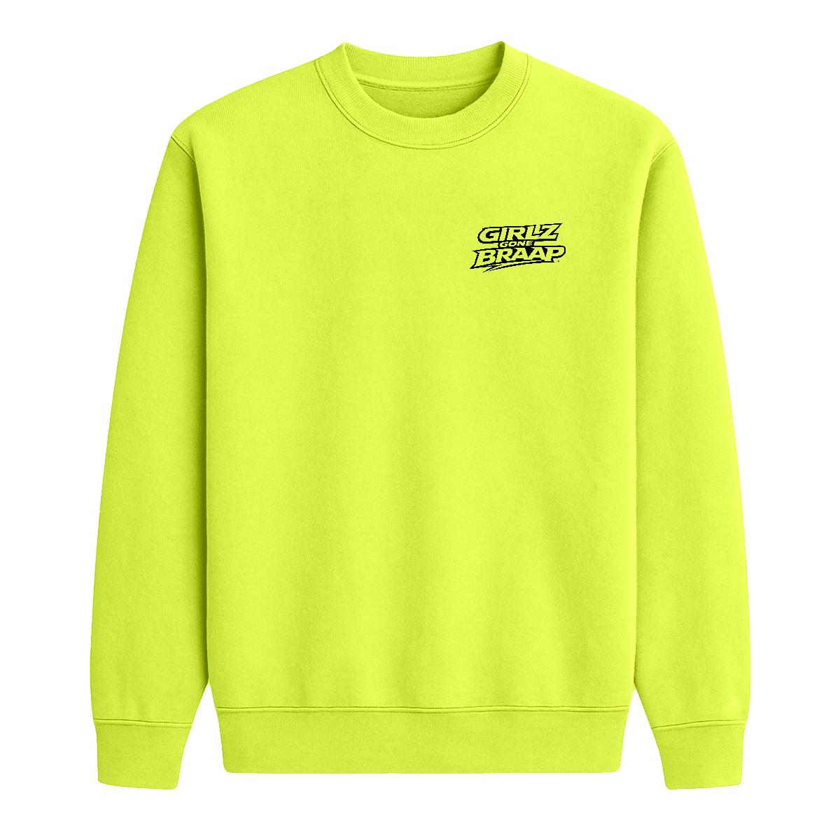 2-wheel drive crewneck - black Logo