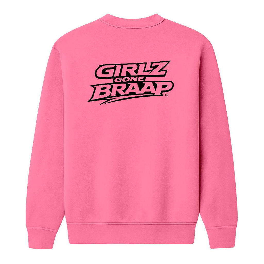 2-wheel drive crewneck - black Logo