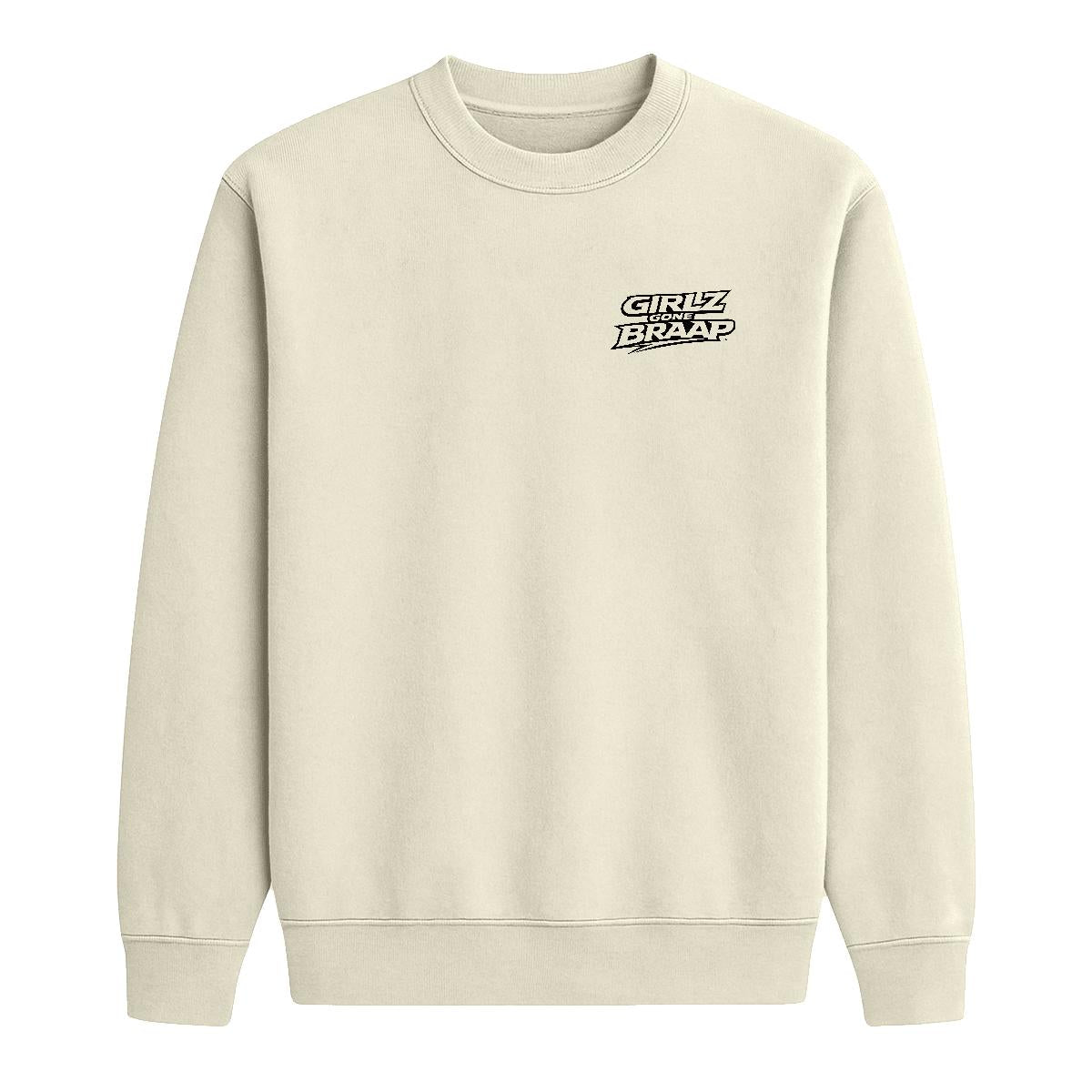 2-wheel drive crewneck - black Logo