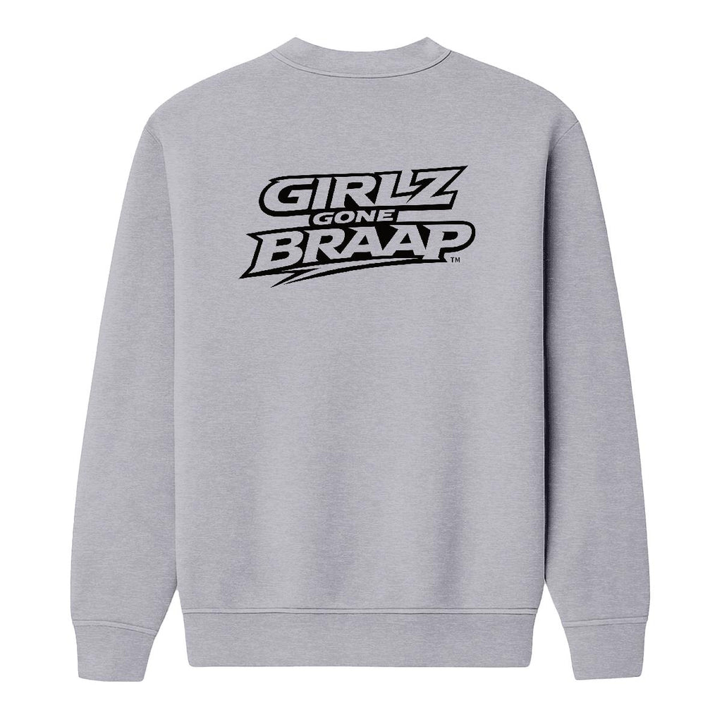 2-wheel drive crewneck - black Logo