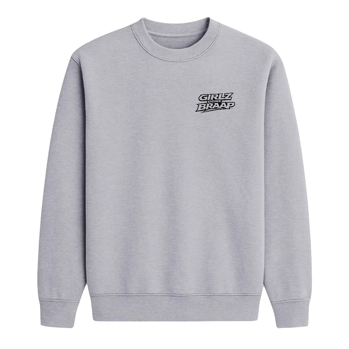 2-wheel drive crewneck - black Logo