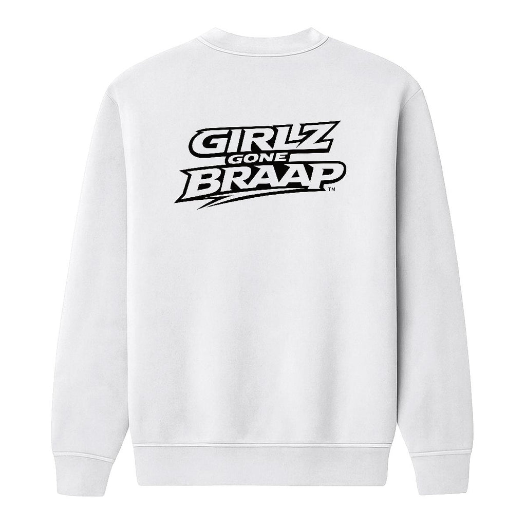 2-wheel drive crewneck - black Logo