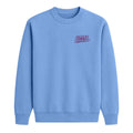 2-wheel drive crewneck - dark pink logo