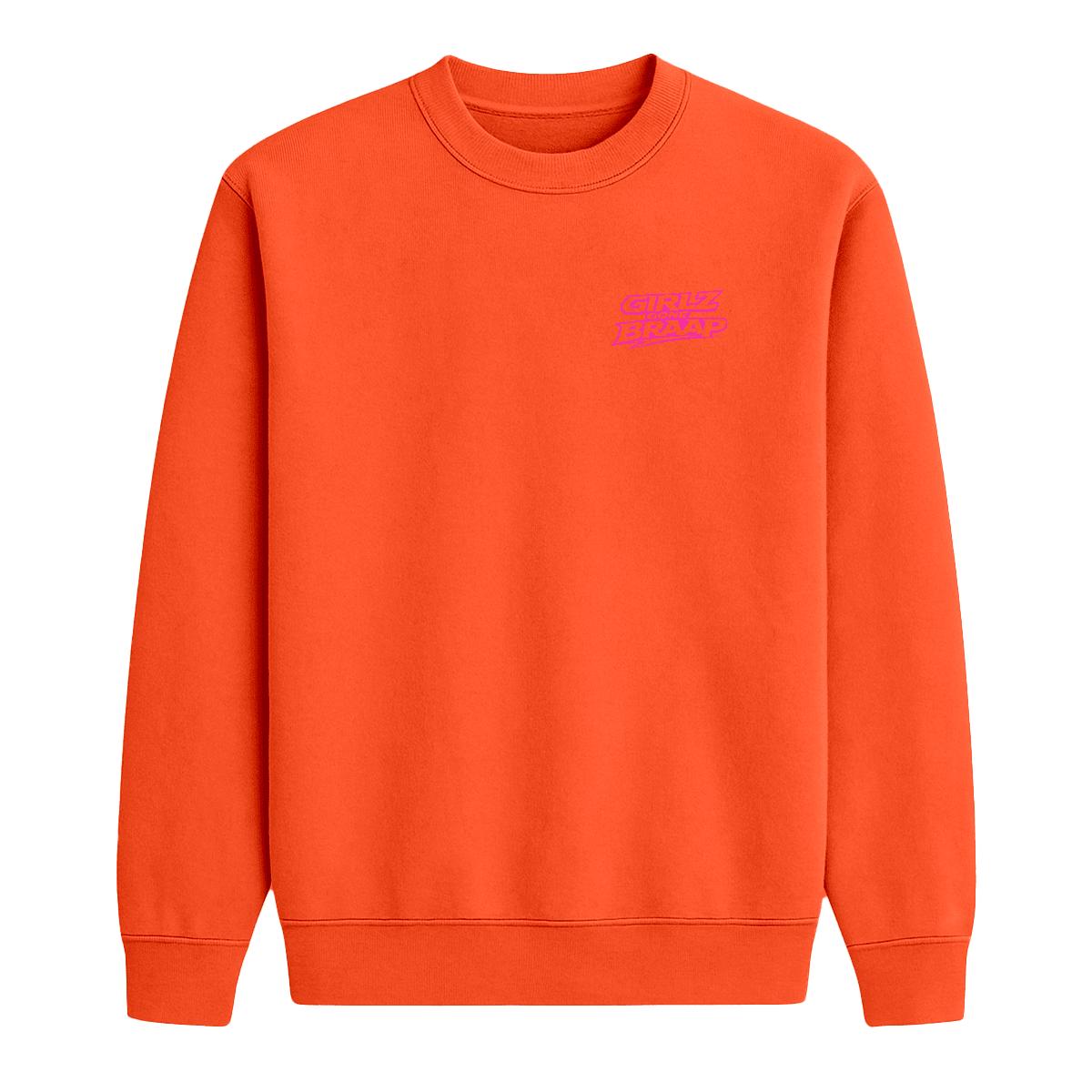 2-wheel drive crewneck - pink logo