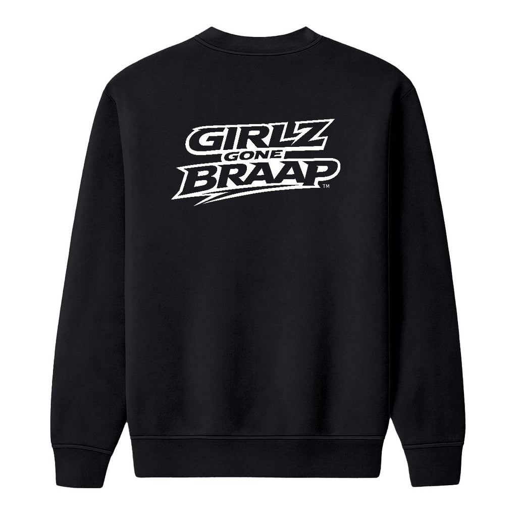 2-wheel drive crewneck - White Logo