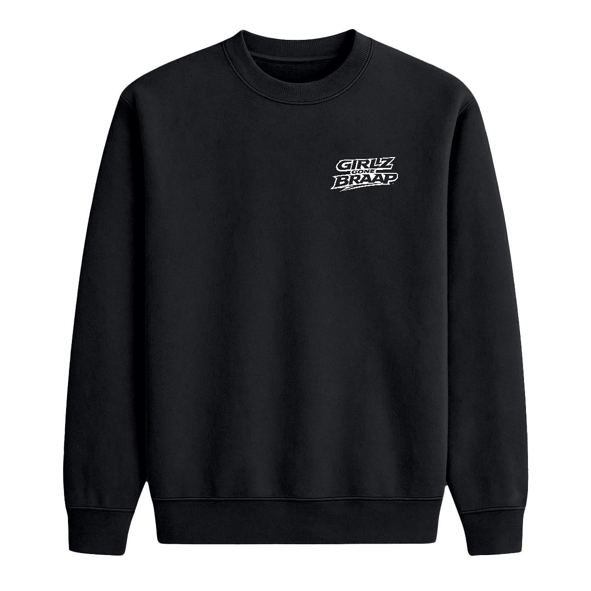 2-wheel drive crewneck - White Logo