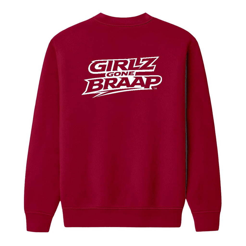 2-wheel drive crewneck - White Logo