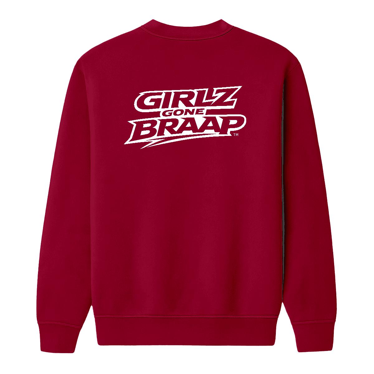 2-wheel drive crewneck - White Logo