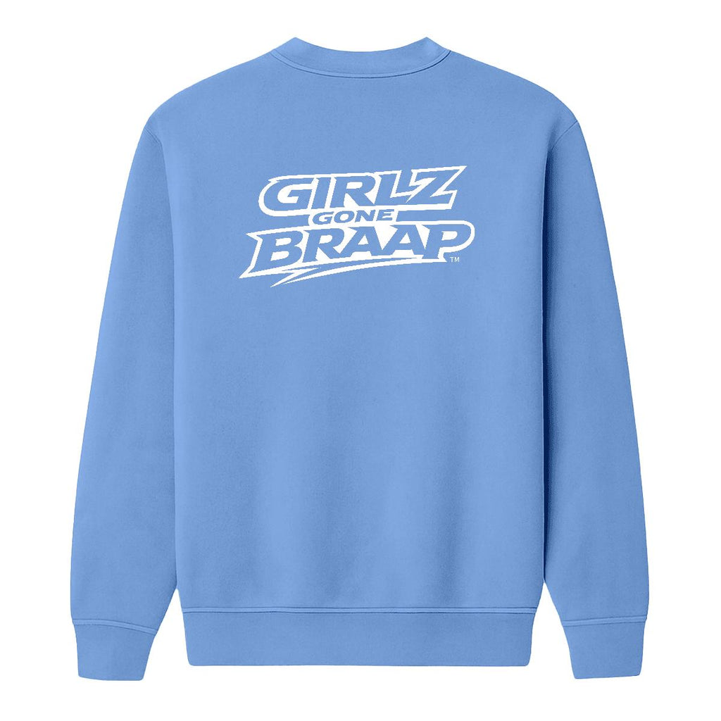 2-wheel drive crewneck - White Logo