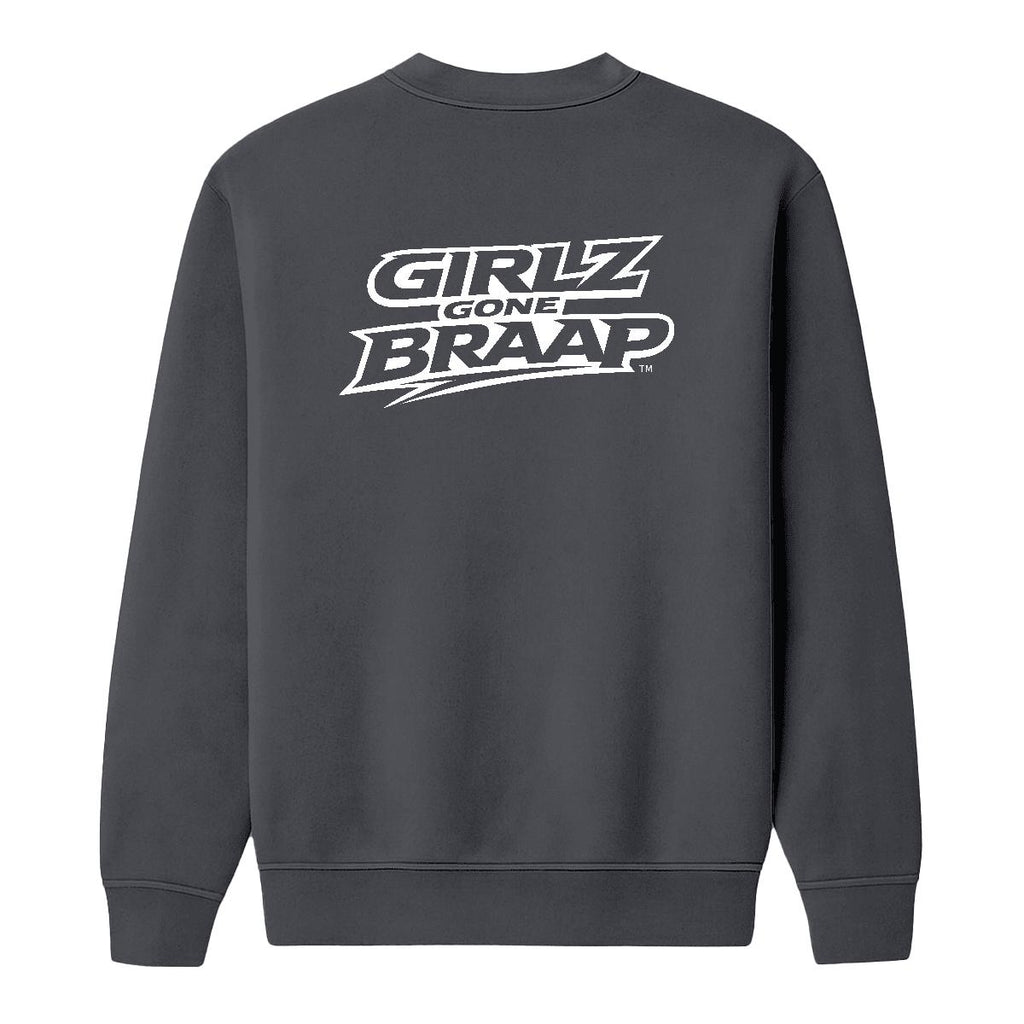2-wheel drive crewneck - White Logo