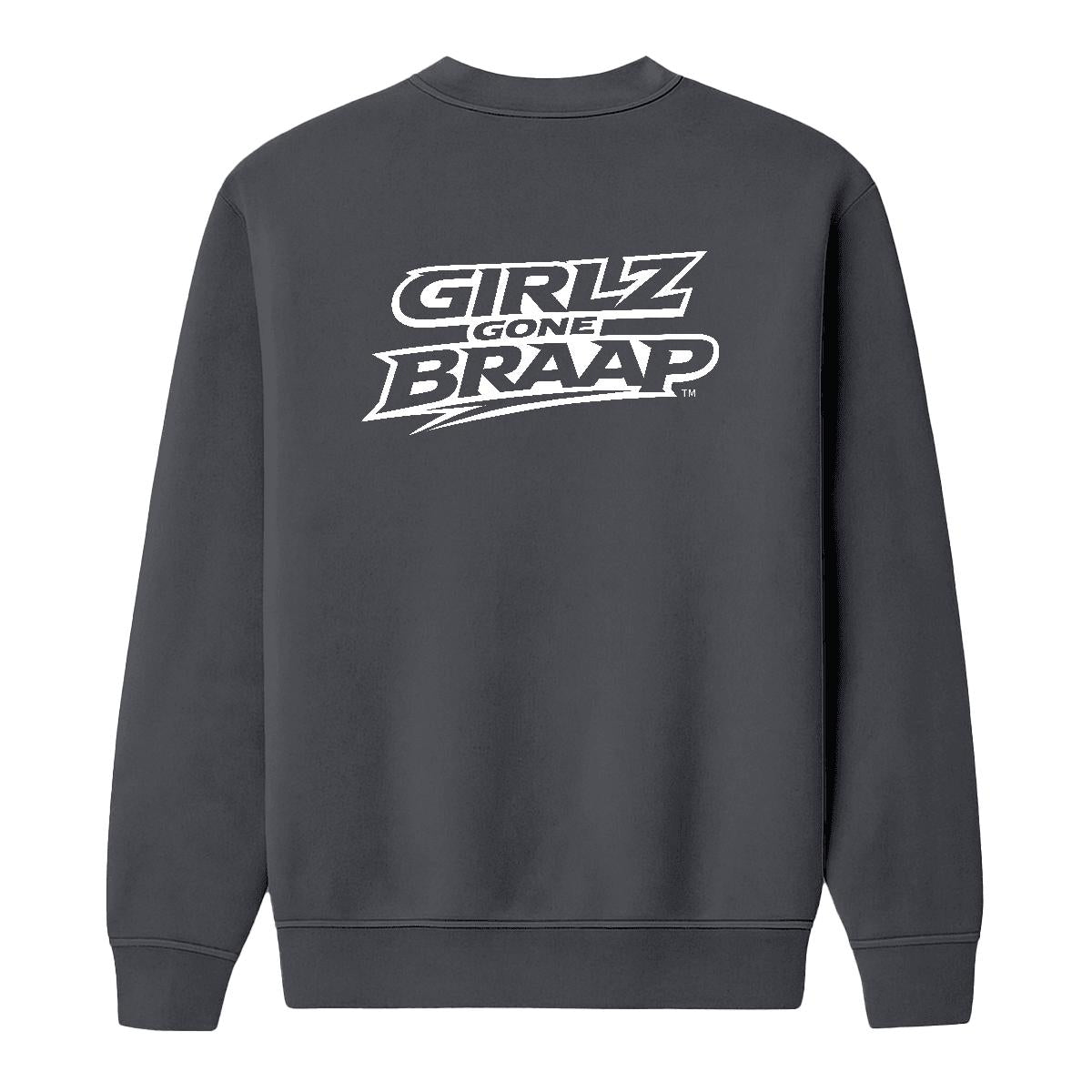 2-wheel drive crewneck - White Logo