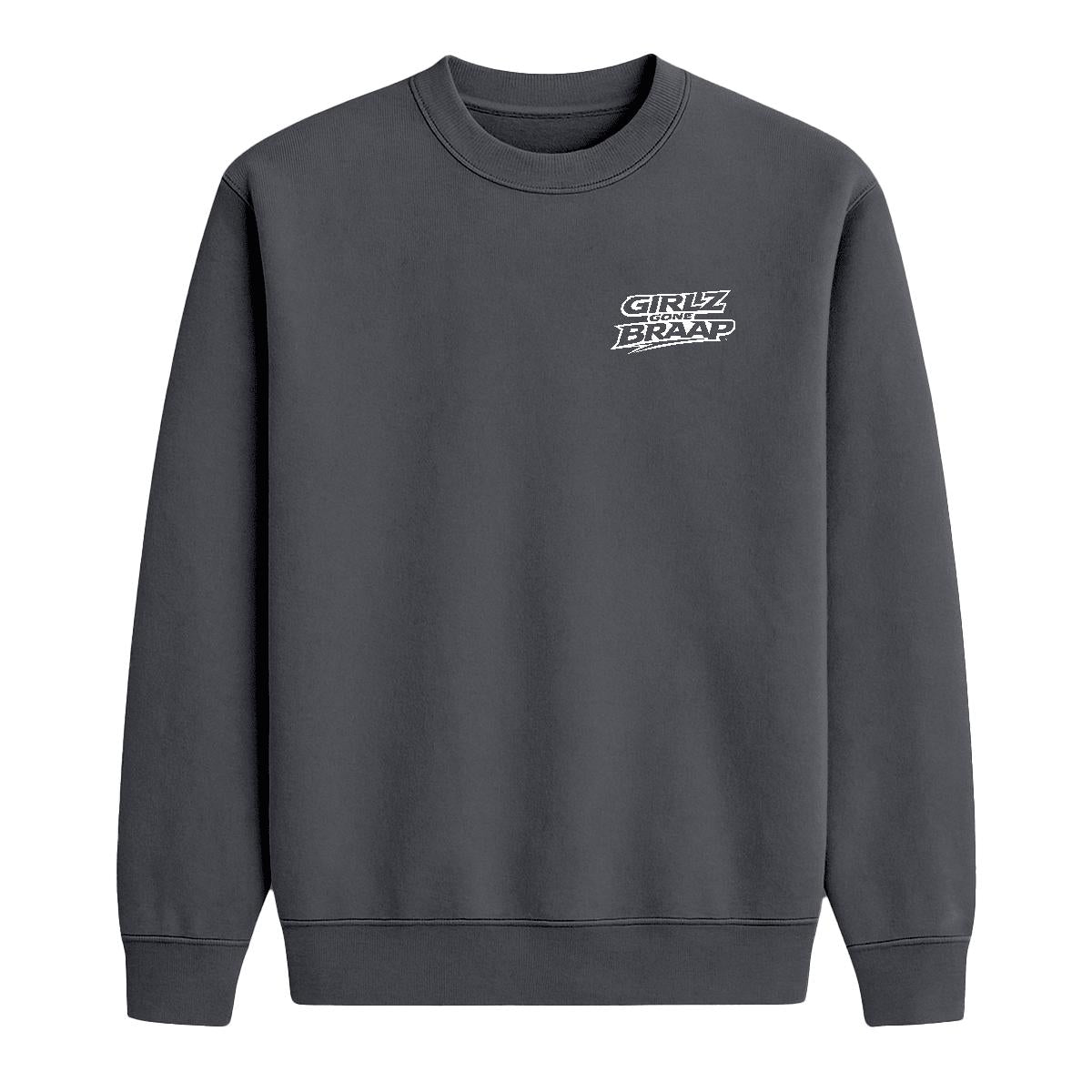 2-wheel drive crewneck - White Logo