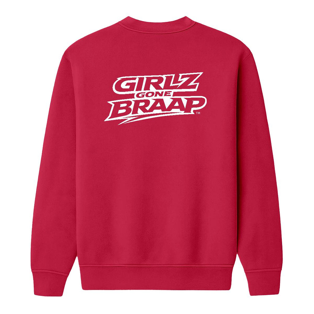 2-wheel drive crewneck - White Logo