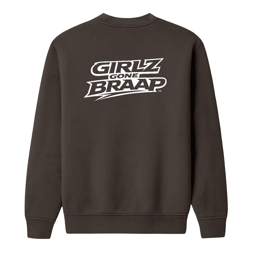 2-wheel drive crewneck - White Logo