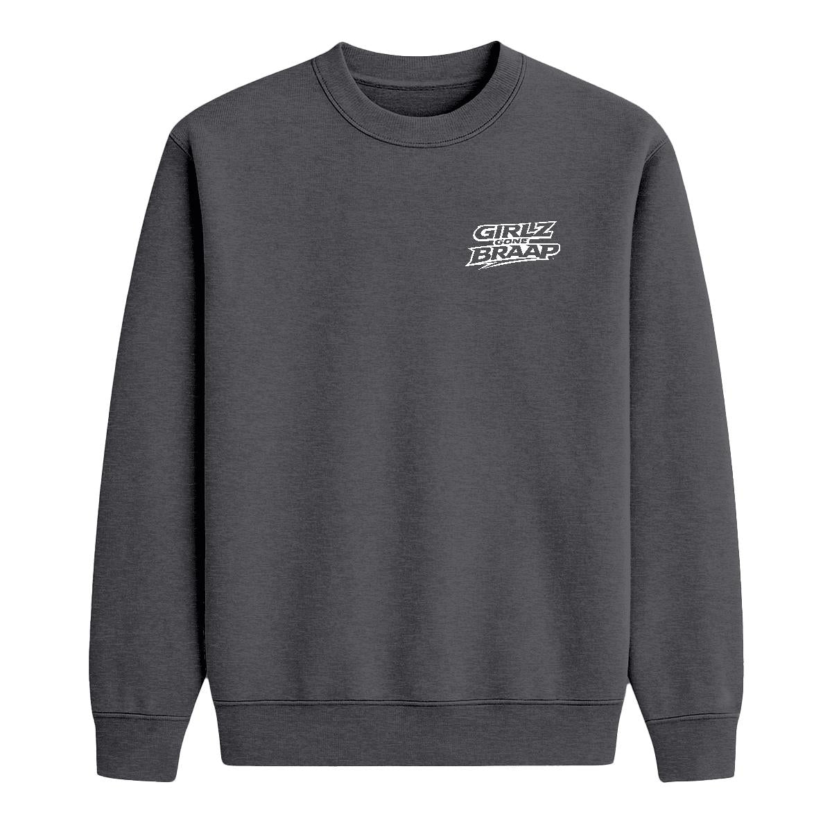 2-wheel drive crewneck - White Logo