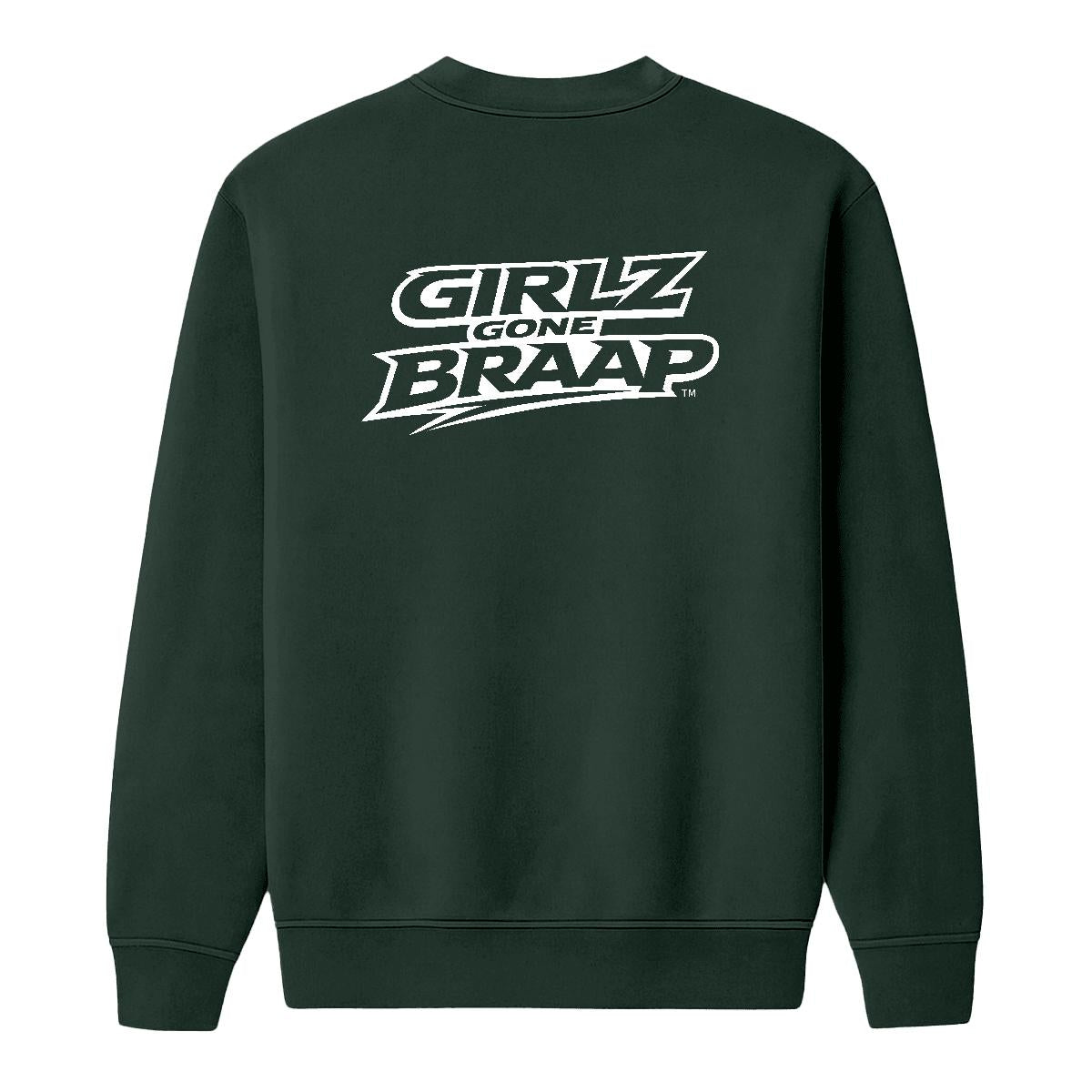 2-wheel drive crewneck - White Logo
