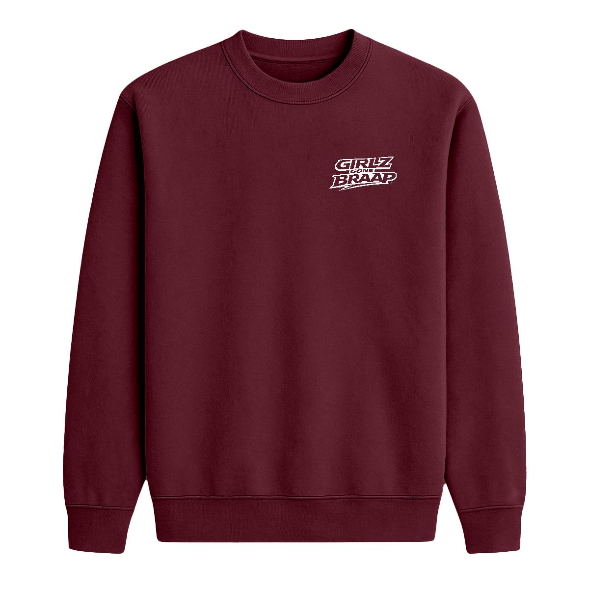 2-wheel drive crewneck - White Logo